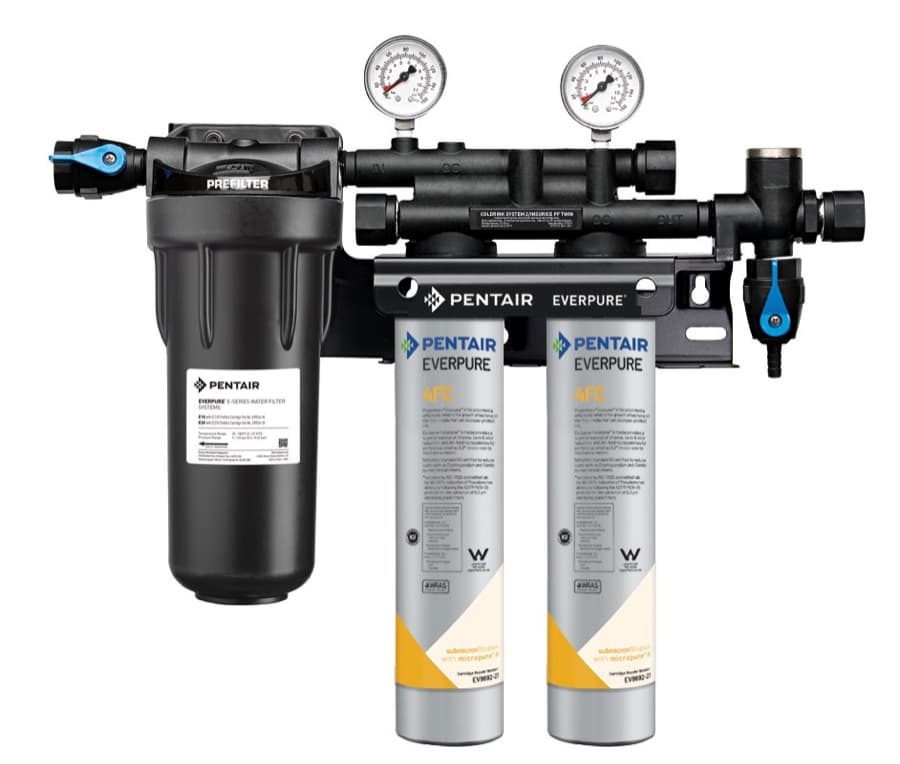 Everpure filtration system for coffee and ice equipment