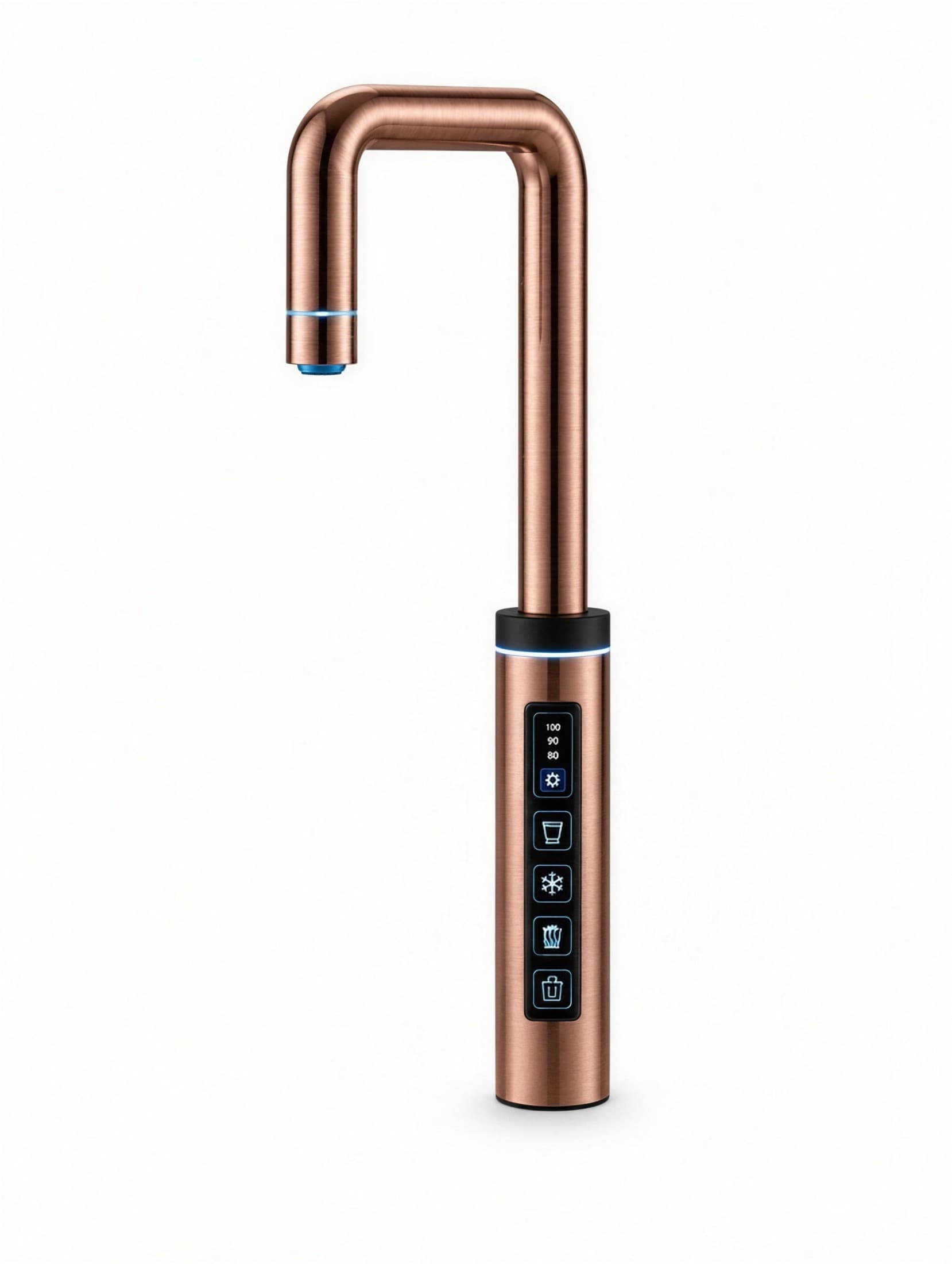 RoyalFlow S1 smart tap in Brushed Copper