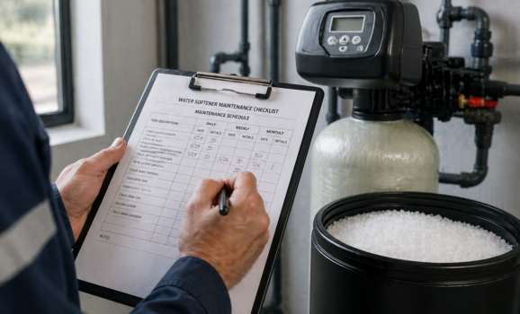 water treatment maintenance schedule UK